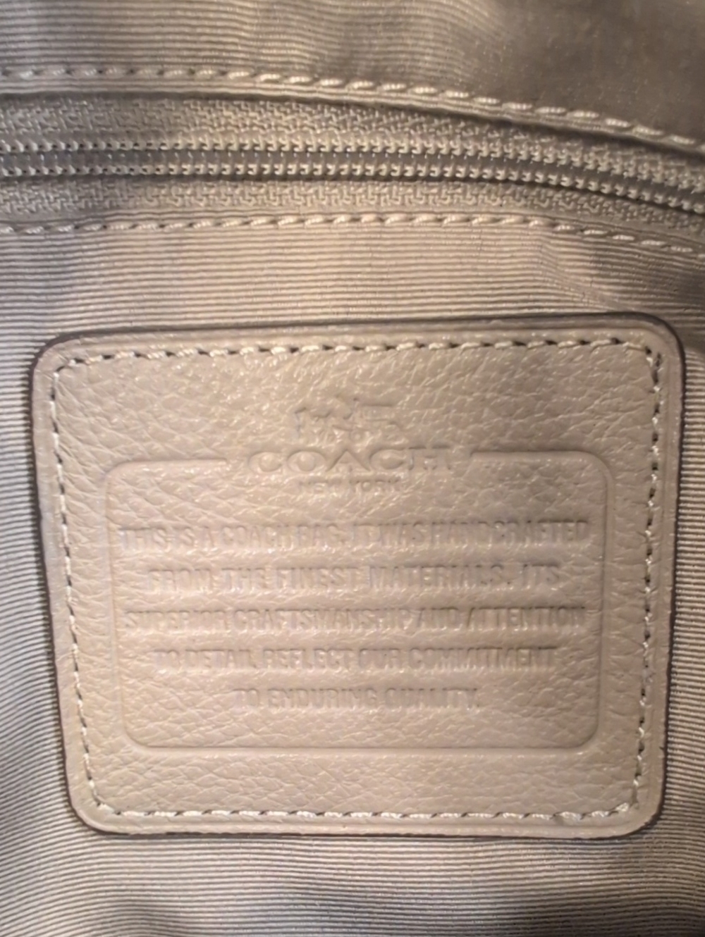 Coach Bennet Pebbled Leather Satchel - Picture 13 of 16